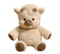 Stuffed Animal Cow - Plush Doll for Comfort Support | 17.72inch, Soft Adorable Cuddle Toy for, Nursery Shelf Decoration, Bedside Pillow Kids Adults, Floral Cow Farm Toy