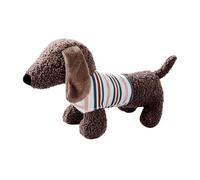 Stuffed Animal Dog Toy - 30 x 12 x 17 cm Plush Dachshund Design, Dog Training, Cute Chew Toy, Squeaky Training Aid | Doll Teeth Cleaning Toy for Fun Interactive Play and House