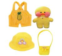 Stuffed Animal Duck, Plush Toy, Cute Costume, Soft Huggable Fabric Removable Dress Up Clothes for Birthday, Bedtime, Playroom, Nursery Decor, Travel Kids Boys Girls, 11.81 Inches
