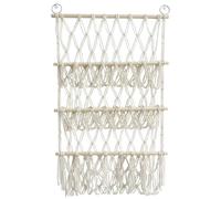 Stuffed Animal Hammock 3 Layers Stuffed Animal Net Hanging Macrame Hammock Organiser Plushie Plush Soft Toy Storage Plushie Net Practical for Nursery Playroom Bedroom