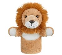 Stuffed Animal Hand Puppets - 97g Plush Lion Giraffe Toys, Soft Storytelling Props, Adorable Kids Puppet Set With Animal Theme | Educational Play Tool For Teacher Preschoolers Classroom 1-3 years old