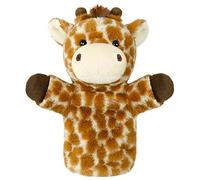 Stuffed Animal Hand Puppets - Plush Lion Giraffe Toys, Soft Storytelling Props, Adorable Puppet Set With Animal Theme |26x20x10cm Educational Tool For Parents, Teachers, Preschoolers, Classroom, Playr