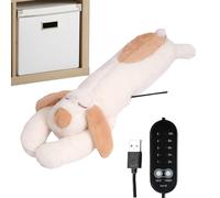 Stuffed Animal Heating Pads for Adults,Heatable Adorable Dog Plush - Electric USB Stuffed Toy Heating Pad Automatic Shut-off Adjustable Temperature for Belly Back Shoulder Neck Period Kids Boys Adults