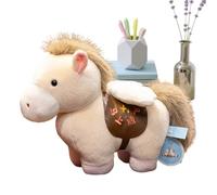 Stuffed Animal Horse | 20cm Soft Chinese Designed Doll - 2026 Soft Plush Horse Stuffed Animal - for Boys Girls Kids New Year Birthday Nursery Party Favors