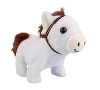 Stuffed Animal, Interactive Electronic Friend, Cuddly Horse Figure, Child Comfort Item, Sofa Bed Accent, Imaginative Play Accessory, Sweet Animal Collectible, Soft Fabric Exterior Engaging Electric