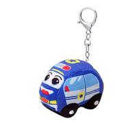 Stuffed Animal Keychain | Plush Fire Truck Doll Stuffed Vehicle Toys,Educational Toys Learning for Boys Girls Preschool Kids Backpack Handbag Purse Wallet Travel Holiday Outdoor