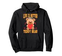 Stuffed Animal Life Is Better With A Teddy Bear Pullover Hoodie