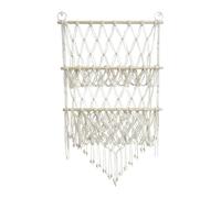 Stuffed Animal Organizer, Double Layer Woven Toy, Woven Toy Storage Hammock, 19.68-29.52in with, Adjustable Display Net for Kids Bedroom, Playroom, Nursery, Material: Pine Stick