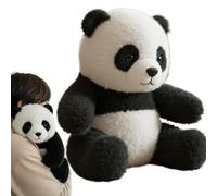 Stuffed Animal Pandas, Soft Plush Sitting Panda Bear Toy, Realistic Tabletop Pandas Plush Toy, Cute Stuffed Animal Doll, Collectible Home Decoration For Men Women