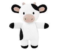 Stuffed Animal Plush - 3D Crocheted Doll Figurine Handmade Stuffed Animal Ornament Portable Yarn Craft Keepsake | Cute Decorative Accompaniment Gift for Family Friends Coworkers Birthday Party