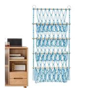Stuffed Animal Storage - 41.34in Hammock Toy, Portable Stuffed Toy Net, 4 Layers Cotton Stuffeds Animal Holder | Wall Mounted Macrame Holder, Boho Plush Organizer, Bohemian Height Adjustable Ham