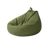 Stuffed Animal Storage Bean Bag Chair Cover for Adults/Teens (No Filler), Customer Favorite Cozy Sofa Cover, Machine Washable Covers, for Organizing Plush Toys Or Textile,Green,M