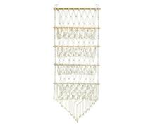 Stuffed Animal Storage - Boho Plush Toy Mesh Holder, Over The Door 4 Layer, Doll Organizer Rack | Prevent Dust Hammock Alternative Bedroom Nursery Playroom Dormitory Apartment Kindergarten Storage