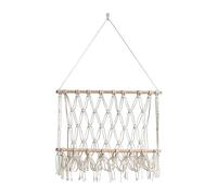 Stuffed Animal Storage Hammock, 45x55cm Toy Hammock Net, Boho Macrame Wall Hanging Mesh Net, Plush Animal Toy Organizer, Soft Toy Storage Net Home Decoration, Keep Baby Kids Bedroom Nursery Tidy