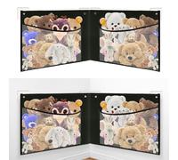 Stuffed Animal Storage, Inch Nursery Toy Hammock BOXOB 48x18 (Black)