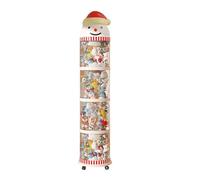 Stuffed Animal Storage Organizer With Wheels, Stuffed Animal Storage - Snowman Shaped Clear Plush Display Tower For Nursery, Playroom, Kids Room, Bedroom, Home, Daycare Center