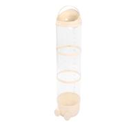 Stuffed Animal Storage Tube, Anti Crack High Transparent Toy Storage Tube for Playroom (Yellow)
