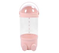 Stuffed Animal Storage Tube, Stuff Animal Organizer Stuffed Animal Zoo Storage, Plastic Transparent Stuffed Animal Zoo Organizer, Doll Display Bucket for Bedrooms, Playroom (Rose)