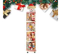 Stuffed Animal Storage Tube Transparent Clear Snowman Shaped Space Saving
