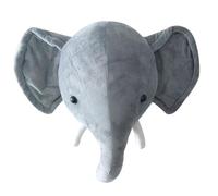 Stuffed Animal Wall Mount, Charming 3D Decor Art, 1 Piece, Stuffed Animal Wall Decor, Nursery Elephant Safari Nursery Sculpture, Easy To Install, For Bedroom Playroom And Living Room