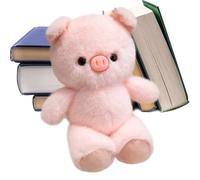 Stuffed Animals - 9.84 Inches Pillow Doll for Kids, Girls with Cozy Cuddling Function, Soft Plush Toy for Bedroom, Sofa, Office, Living Room, Car, Window, Shelf, Bed, Black, White Fabric, Gift Use