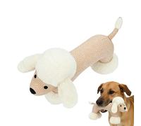 Stuffed Animals for Dogs,Animal Design Tough Teether | Squeaky Plush Dog Toys | for Medium Breed Pet Puppy Teething Boredom Relief Enrichment Heavy Chewers