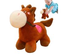 Stuffed Animals - Plush Horse Doll Kids Toy - Soft Huggable Companion Calm Down Decoration for Couch Car Seat Sisters Friends Girlfriend Boys Girls