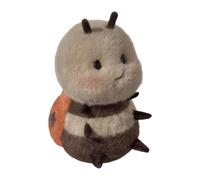 Stuffed Animals | Sitting Ladybug Soft Stuffed Animal | Cute Plush PP Cotton Toy With Shy Face Expression | Soft Doll Sofa Bedroom Nursery Classroom Home Decor Gift For Girls And Boys