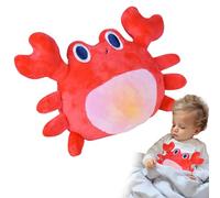 Stuffed Animals Sleep Soothers, Turtle Crab Dolphin Plush Toys with Music Light, Adorable Sensory Soothing Dolls for Babies and Kids Sleeping Comfort, 11.81x7.09x6.3 inches
