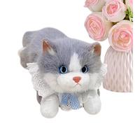 Stuffed Animals - Soft Cuddle Kitten Doll, Medium Size With Plush Comfort Design, Premium Fabric Material, Gentle And Snug Touch, Kids Adults Birthday Halloween Party Travel Car Bedroom Sofa