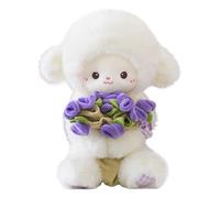 Stuffed Baby Lamb Plush,30cm Cute Cuddly Huggable Soft Doll | Little Sheep Stuffed Animal | for Bedroom Living Room Couch Sofa Bed Car Children's Room