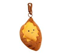 Stuffed Bag Pendant - Adorable Plush Sweet Potato, Realistic Mini Bag Toy With Soft Touch Material, Cute Decorative Accessory With Easy Placement For Women Men Boys, Study Room Shelf for Nursery Decor