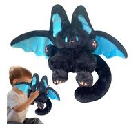Stuffed Bat Plush | Adorable Realistic Bat Doll - Soft Huggable Toy Cushion for Boys, Girls, Friends, and Family | for Sleep, Travel, Bedtime, Home, Holiday, Christmas, Valentine, Cute Animal Lover Gi