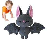 Stuffed Bat Plush Toy - 18cm Soft Cuddly , Halloween Animal Plaything, Sturdy Hanging Mammal, Distinctive Winged Creature | Wonderful Spooky Huggable Doll For Kids, Children, Nursery, Bedroom