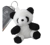 Stuffed Bear Bag Charm - Small Plush Animal Keyring Toy Purse | Adorable 5 Inch Plush Doll Pendant Kids, Travel, Backpack Decoration, Portable Soft Accessory for School Use or Gifting idea