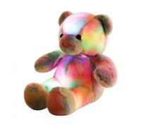 Stuffed Bear Plush, Soft Gentle Hugging Toy, 19.69 Inches Cute Bear Plushed with Light Feature, Stuffed Animal Design, Comfort Plush Toy Style, Warm Gift Plushed for Kids Friends Family Use
