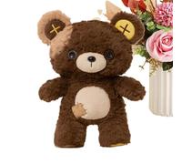 Stuffed Bears Plush 35cm Cute Animal Toys with Button Eyes and Patch