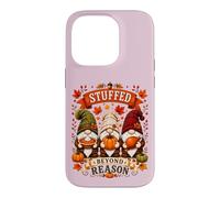 Stuffed Beyond Reason Funny Thanksgiving Gnomes Case for iPhone 14 Pro
