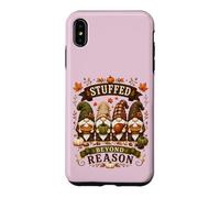 Stuffed Beyond Reason Funny Thanksgiving Gnomes Case for iPhone XS Max