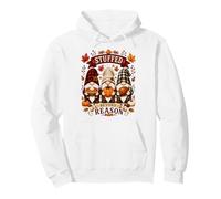 Stuffed Beyond Reason Funny Thanksgiving Gnomes Pullover Hoodie