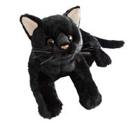 Stuffed Black Cat Toy, Plush Toy for Cuddly Cats, Soft Cartoon Cat Plush Cuddle Doll, Comfortable Plush Animal Figure for Hugging, Resting