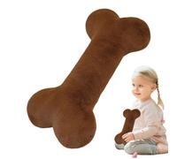 Stuffed Bone Pillow -13x5x3cm Long Plush Bone Shaped Cushion, Soft flufy Sleeping Pillow for Comfort and Support | Living Room Bedroom Study Room Decor, Relaxation Accessory, Daily Rest