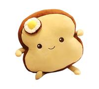 Stuffed Bread Pillow - Adorable Plush Food Toy, Pillow Realistic Bread Shape, Soft Huggable Fun Nursery Dorm Room | Accessory for Kids Adults Ideal Cozyy Comfort Playtime Home Decoration