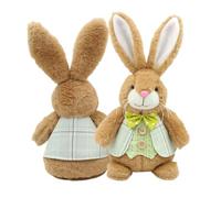 Stuffed Bunny Plush - 12.59 Inch Cute Bunny Doll | Sitting Plush Toy Bunny Soft Toy for Girl Boy Easter Basket Valentine's Day Birthday Parties and Home Decor
