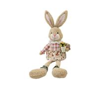 Stuffed Bunny Plush - Huggable Toy, Soft Fabric Animal, Padded Rabbit Figure | Nursery Interior Gadget, Cute Ornament Device for Residents To Arrange Around Interior Furniture Spaces