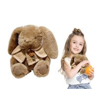 Stuffed Bunny Plush Toy - Cute Long Ear Animal Rabbit, Soft Cuddly Kids Sleeping Pillow 35cm, Huggable Plush Toy for Boys Girls, Adorable Bedtime Companion and Gift
