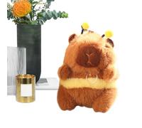Stuffed Capybara Doll - Soft Bee Shaped Plush, Animal Toy With Vibrating Wings For Kids | Family Friends Cute Capybara Plush Gift Playtime Comfort Decorative Collectible