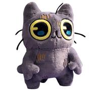 Stuffed Cat Plush - Soft Calming Dolls Cat Plush Doll | Huggable Throw Pillow for Kids Boys Girls Girlfriends Bedroom Living Room Couch Bed Shelf Tabletop Nightstands Car Travel