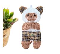 Stuffed Cat Plush - Soft Cotton Magnetic Paws Interactive Decoration, Cute Bedtime Cuddly Playtime Companion Travel Buddy | For Kids Adults Couch Sofa Office Home Nursery Bedroom Car - 60g Weight