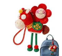 Stuffed Charm - Horse Plush, Mini Cute Animal Accessory with Gentle Touch Texture Decorative Carry Accent, Ideal for Gifting Commuting Outdoor Adventures